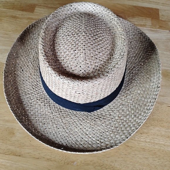 Ashworth Natural Straw Hat With Golf Design - Picture 7 of 7